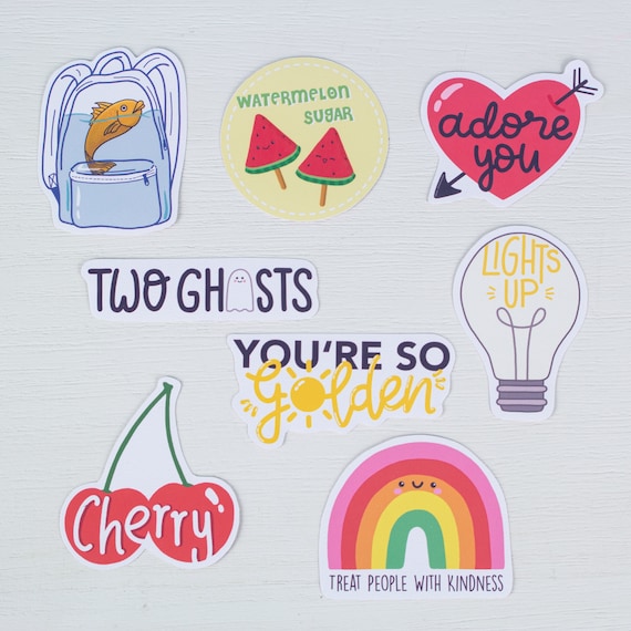 Harry Styles Stickers Fine Line HS1 Etsy
