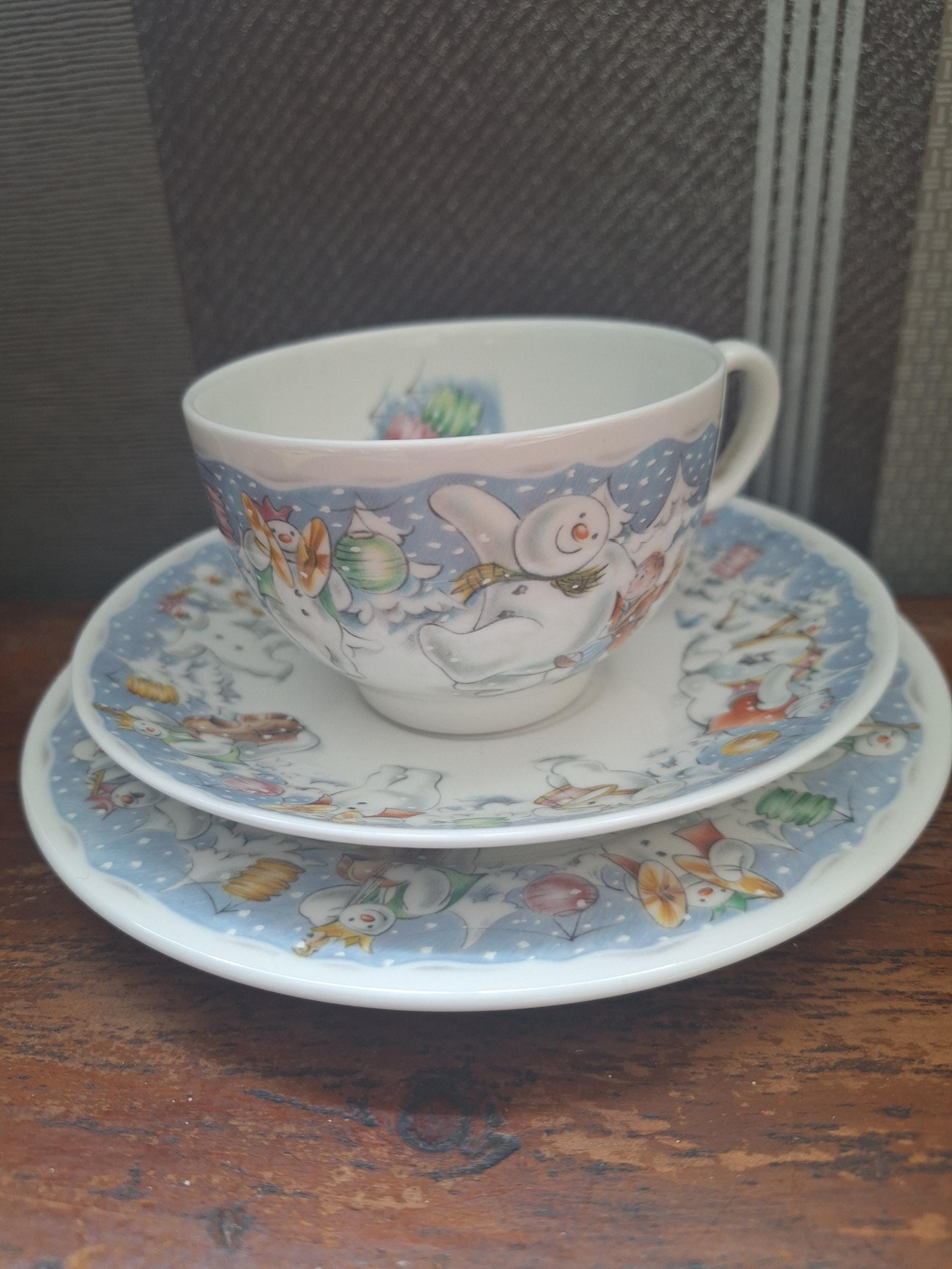 Vintage Royal Doulton The Snowman Gift Collection 3pc Set Vintage Royal Doulton The Snowman Gift Collection 3pc Set