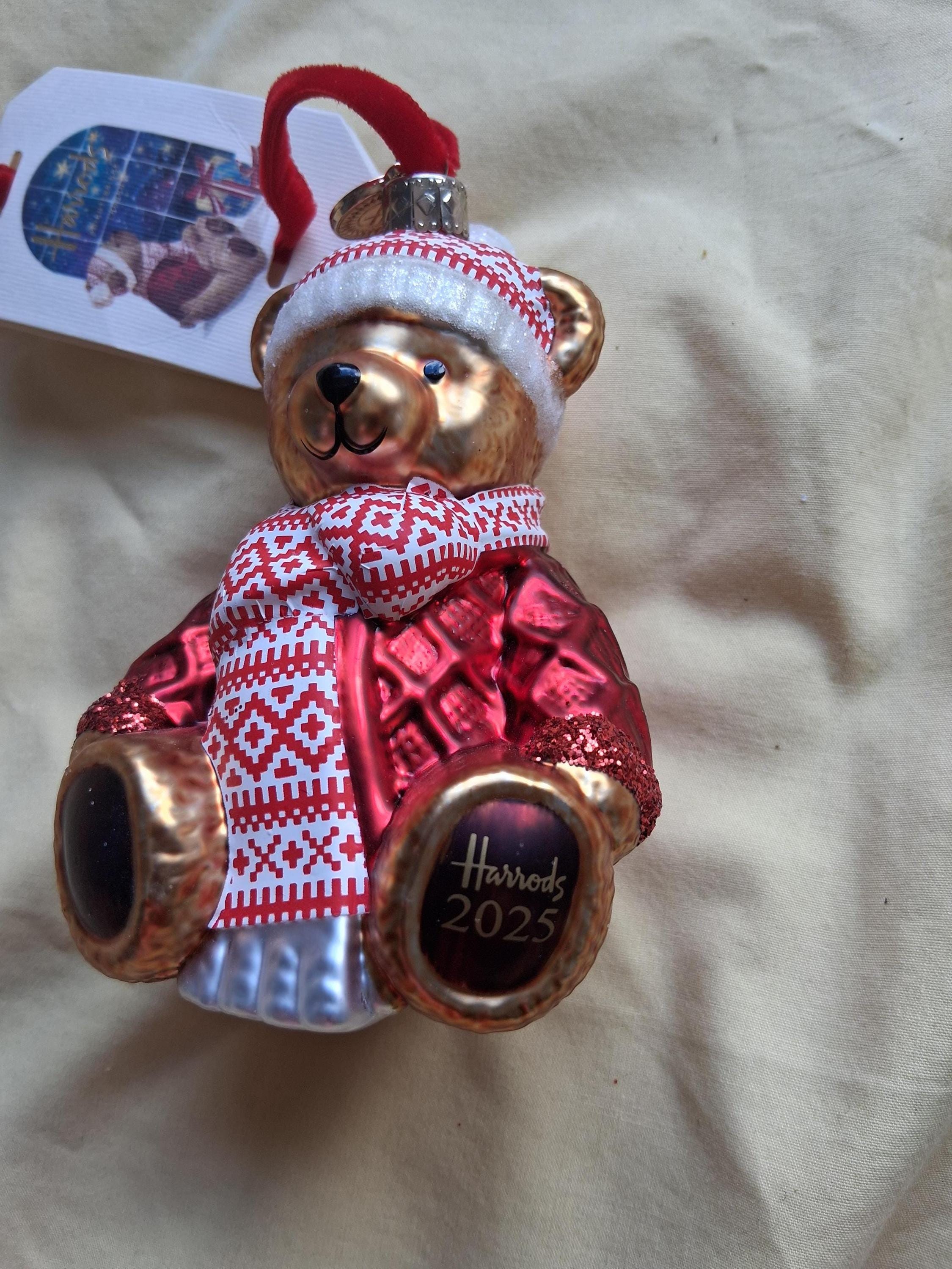 ぬいぐるみ Harrods 15 Miniature Christmas Bears Harrods Christmas Bears - Etsy