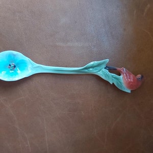 Franz Porcelain Spoon - Red Cardinal/Dogwood - FZ00149