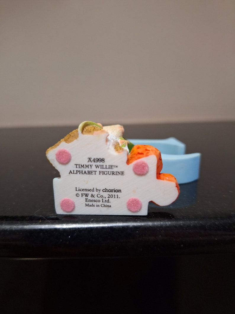 Enesco Peter Rabbit / Timmy Willie Alphabet Figurine Letter 'F' - Etsy