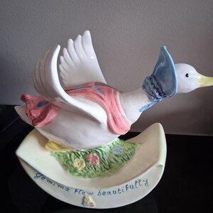 ビアトリクス・ポター ジェミマ・パドル・ダック 陶器製貯金箱