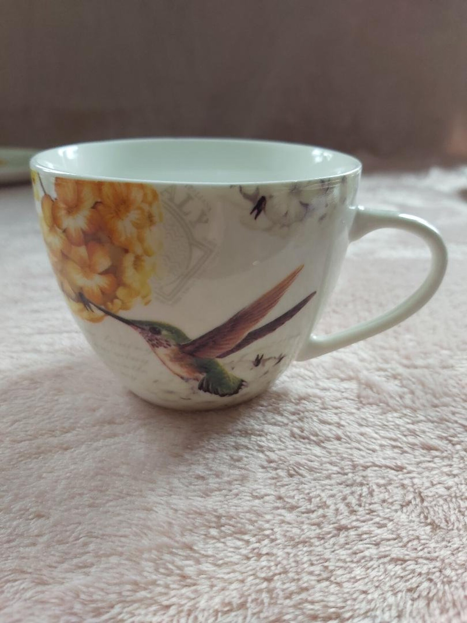 Waterside fine china Bird and Floral set of 6 cups and Etsy
