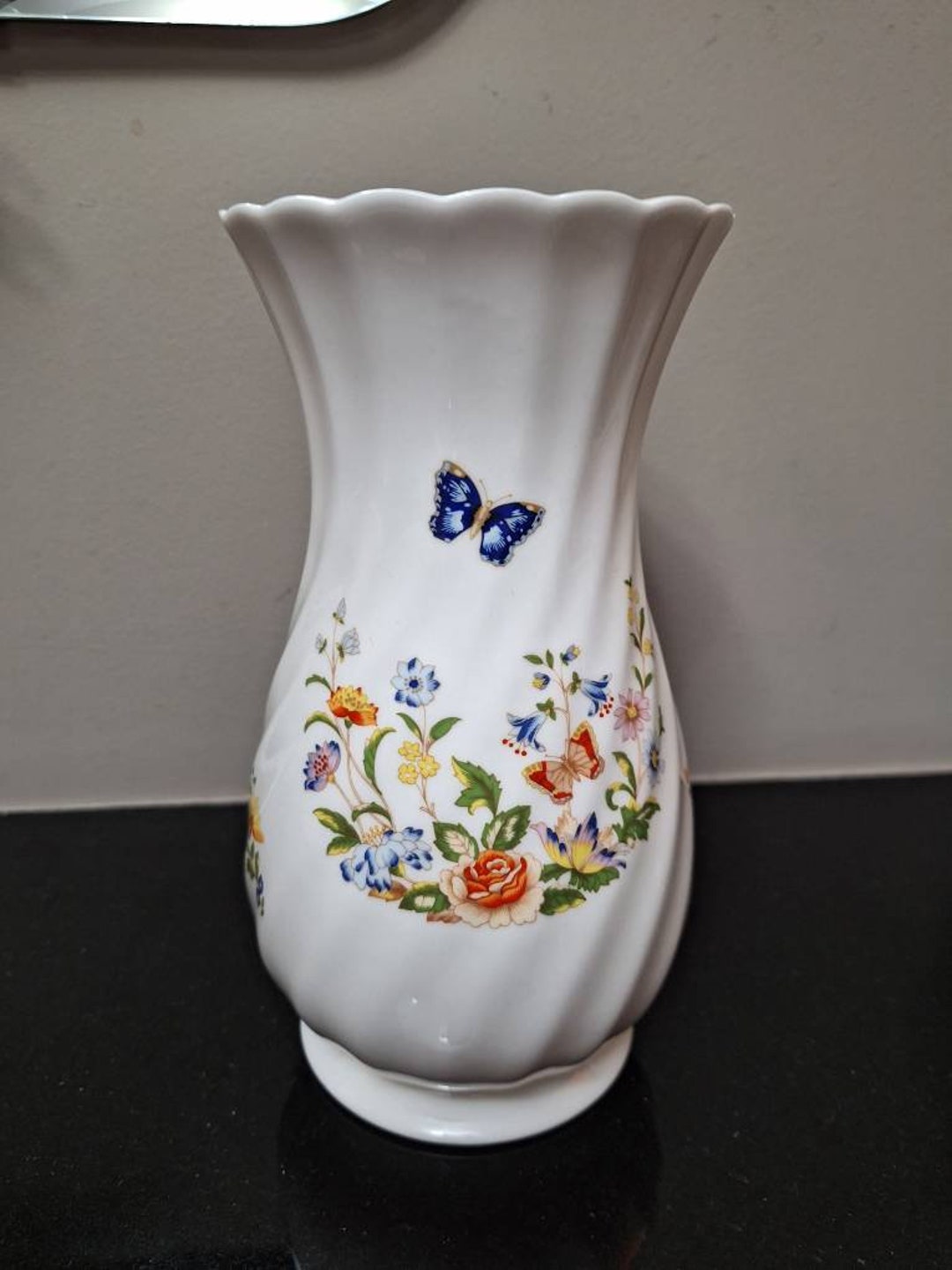 Aynsley Cottage Garden Vase Etsy UK