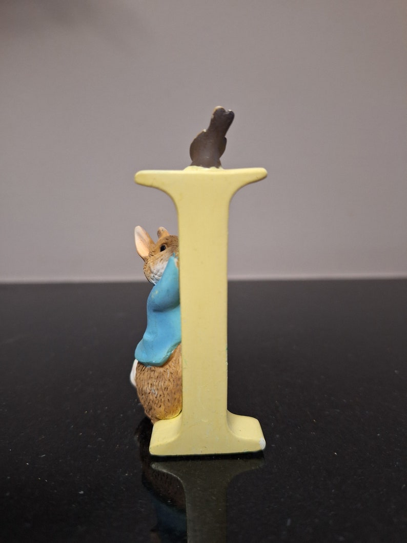 Enesco Peter Rabbit Alphabet Figurine Letter 'I' - Etsy