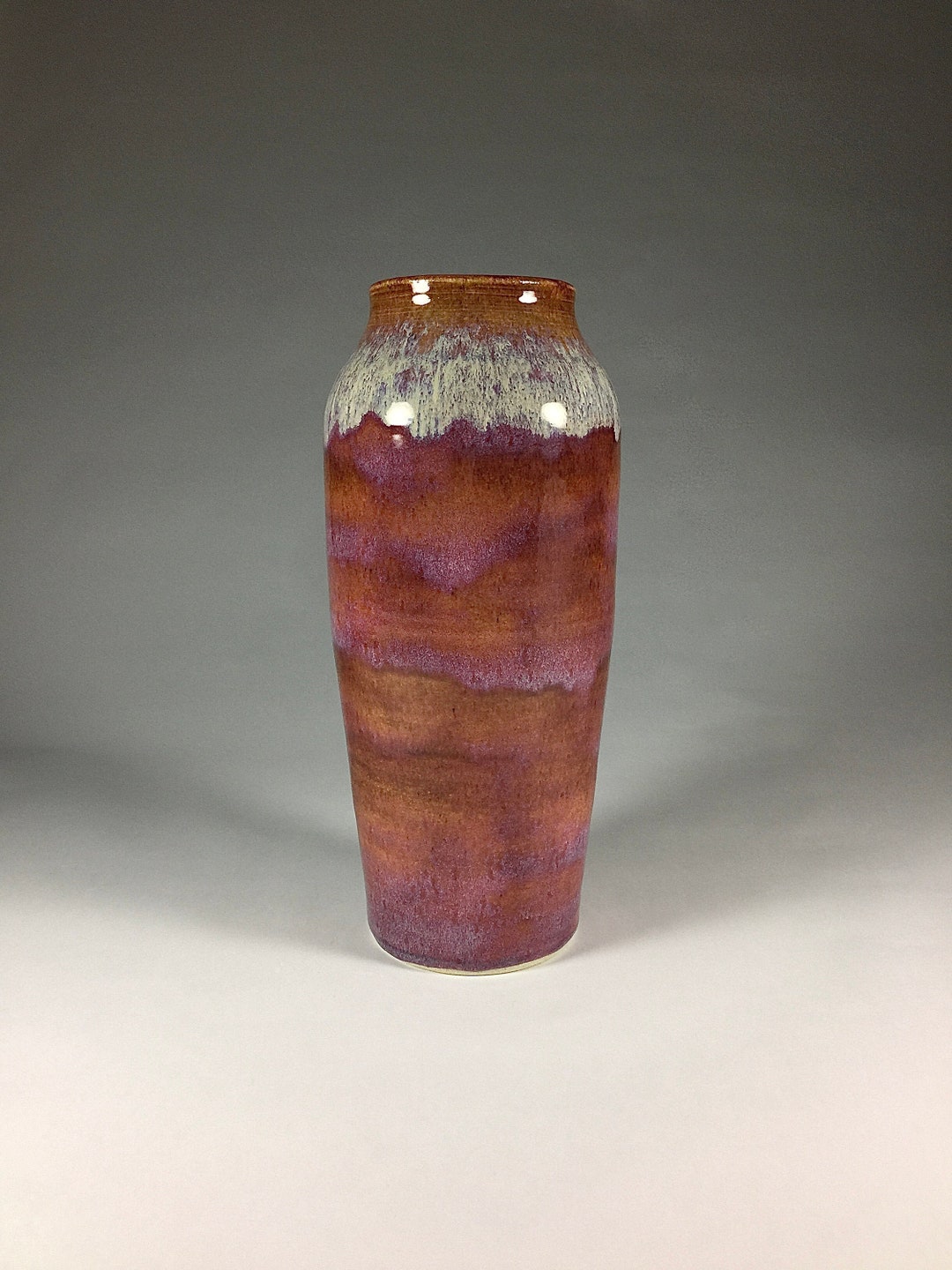 Purple Vase, Vase, Handmade Vase, Ceramic Vase, Pottery Vase, Wheel ...
