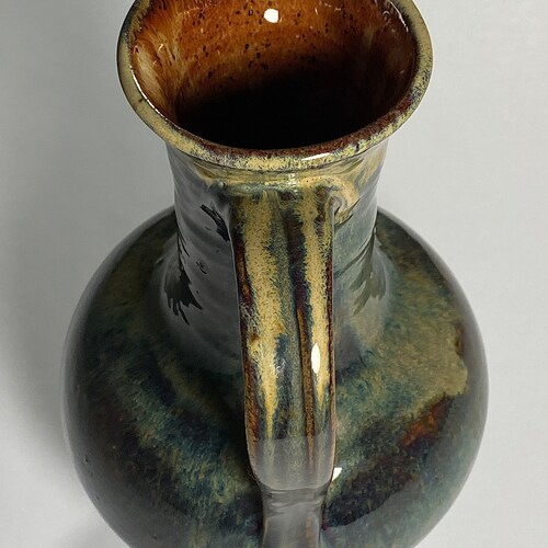 Multicolored Pitcher, shops Handmade Pottery