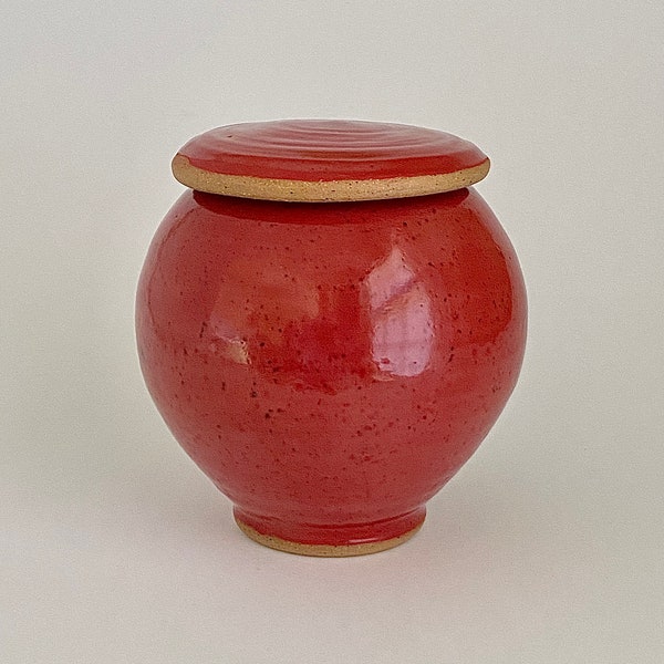 Pottery Jar With Lid Etsy