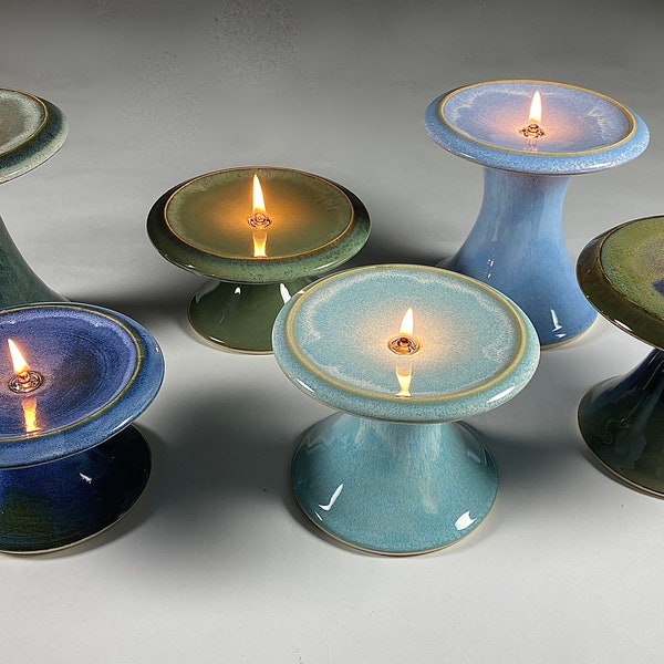 Ceramic Oil Lamp - Etsy