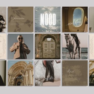 Transform your social media into a visual retreat with The Antiquarian! This bundle blends the elegance of French equestrian culture and the charm of vintage design into 300 stunning Canva templates.