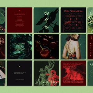 Transform your Instagram with dark romantic designs that exude mystery and allure.