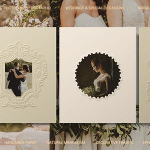 Add tactile dimension to your visuals with embossed paper Canva templates. Perfect for personal branding, editorial design, and lifestyle photography.