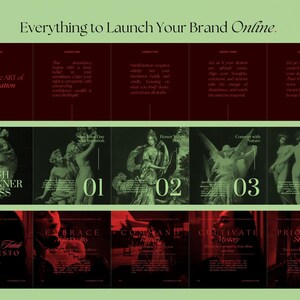 Turn your Instagram into a realm of dark enchantment with this versatile, easy-to-use template bundle.