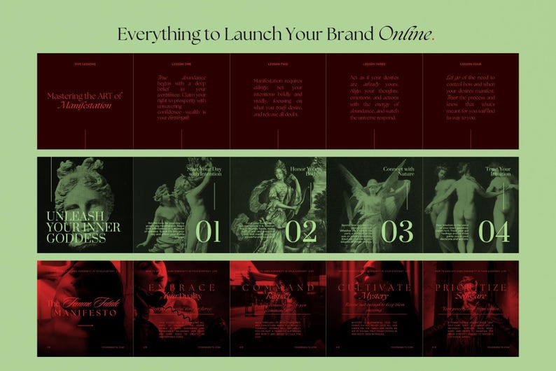 Turn your Instagram into a realm of dark enchantment with this versatile, easy-to-use template bundle.