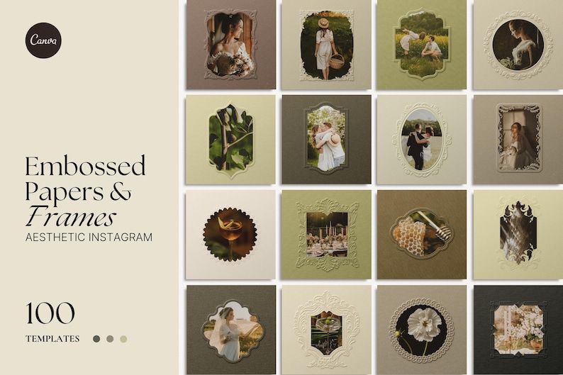 The Embossed Papers and Frames Bundle is your go-to design toolkit for creating luxury paper aesthetics, digital portfolios, and editorial layouts with ease.