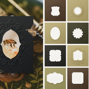 A modern take on classic textures — this embossed frame bundle is ideal for portfolio layouts, digital collages, and creative entrepreneurs seeking depth and elegance.