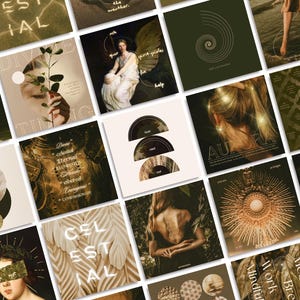 Make your content unforgettable! With 200 templates featuring celestial elegance and spiritual sophistication, your social media will radiate luxury and allure.