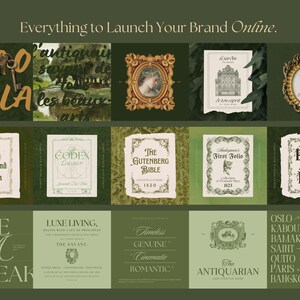 Celebrate tradition and taste with The Antiquarian. Featuring heritage-inspired Canva templates, this bundle is your key to stunning, cohesive content that embodies timeless elegance and charm.