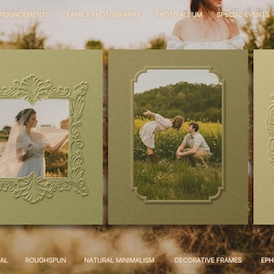 Bring handcrafted beauty to your digital designs with embossed paper backgrounds that look and feel real. Perfect for wedding photography and branding projects.
