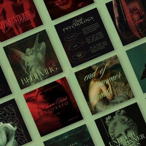 Embrace the mystique with templates perfect for shadow work, film noir themes, and deep storytelling.