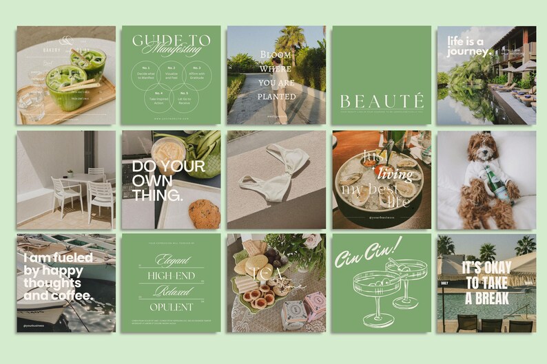 Whether you're posting quotes or promoting services, The Antiquarian has 300 designs tailored to elevate your feed. Classic, elegant, and versatile, it’s the ultimate Canva bundle for the sophisticated creator.