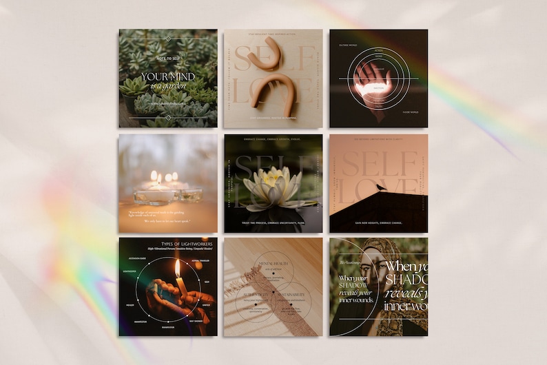 Compatible with the free version of Canva, our "Spiritual Coach" templates are fully customizable. Adjust colors, fonts, and graphics to match your unique branding and make a lasting impression online.