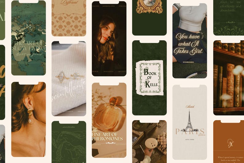 Celebrate tradition and taste with The Antiquarian. Featuring heritage-inspired Canva templates, this bundle is your key to stunning, cohesive content that embodies timeless elegance and charm.