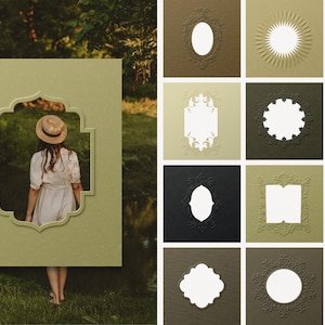 Showcase your food photography, interior design, or product shots against beautifully embossed backgrounds that exude luxury and calm.