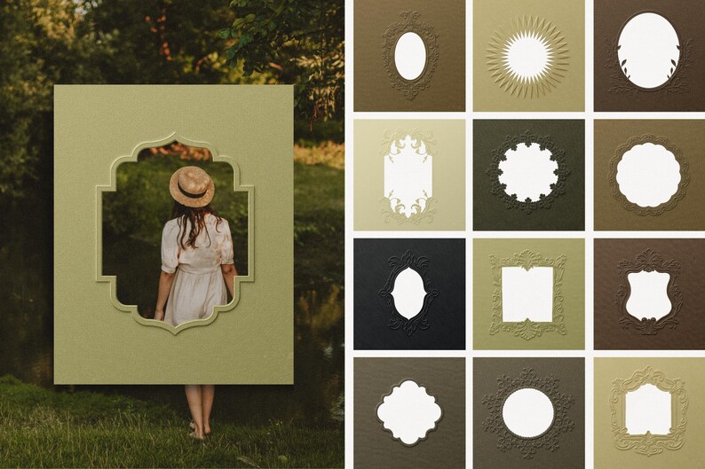 Showcase your food photography, interior design, or product shots against beautifully embossed backgrounds that exude luxury and calm.