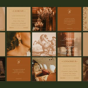 Discover the art of timeless design with The Antiquarian. Crafted for intellectuals, lifestyle gurus, and vintage enthusiasts, this Canva bundle features 300 templates in a heritage green, nautical blue, and cream palette.