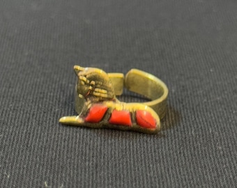 Original Sphinx Ring Mythical Creature Jewelry Ancient Egyptian Mythology Medallion pharaonic Ring Made just for you Made In Egypt