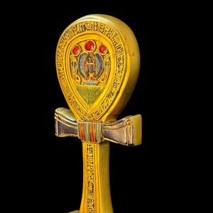 Handcrafted Egyptian Ankh Cross: Key of Life Home Decor