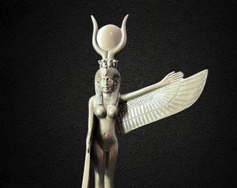 エジプトの女神マアト像：バランスと真実、エジプト製 - Etsy 日本