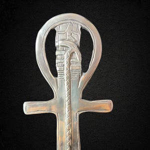 Brass Ankh Key of Life: Handcrafted Egyptian Amulet