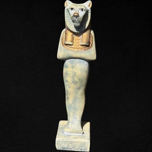 Unique Ancient Egyptian statue of Sekhmet statue Sakhmet sculpture god of the war unique altar statue replica ancient Egyptian Made In Egypt