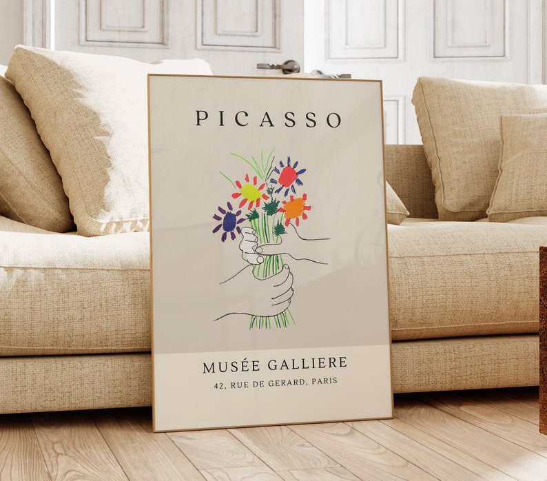 Picasso One Line Art Picasso Poster Picasso Line Art Prints Etsy