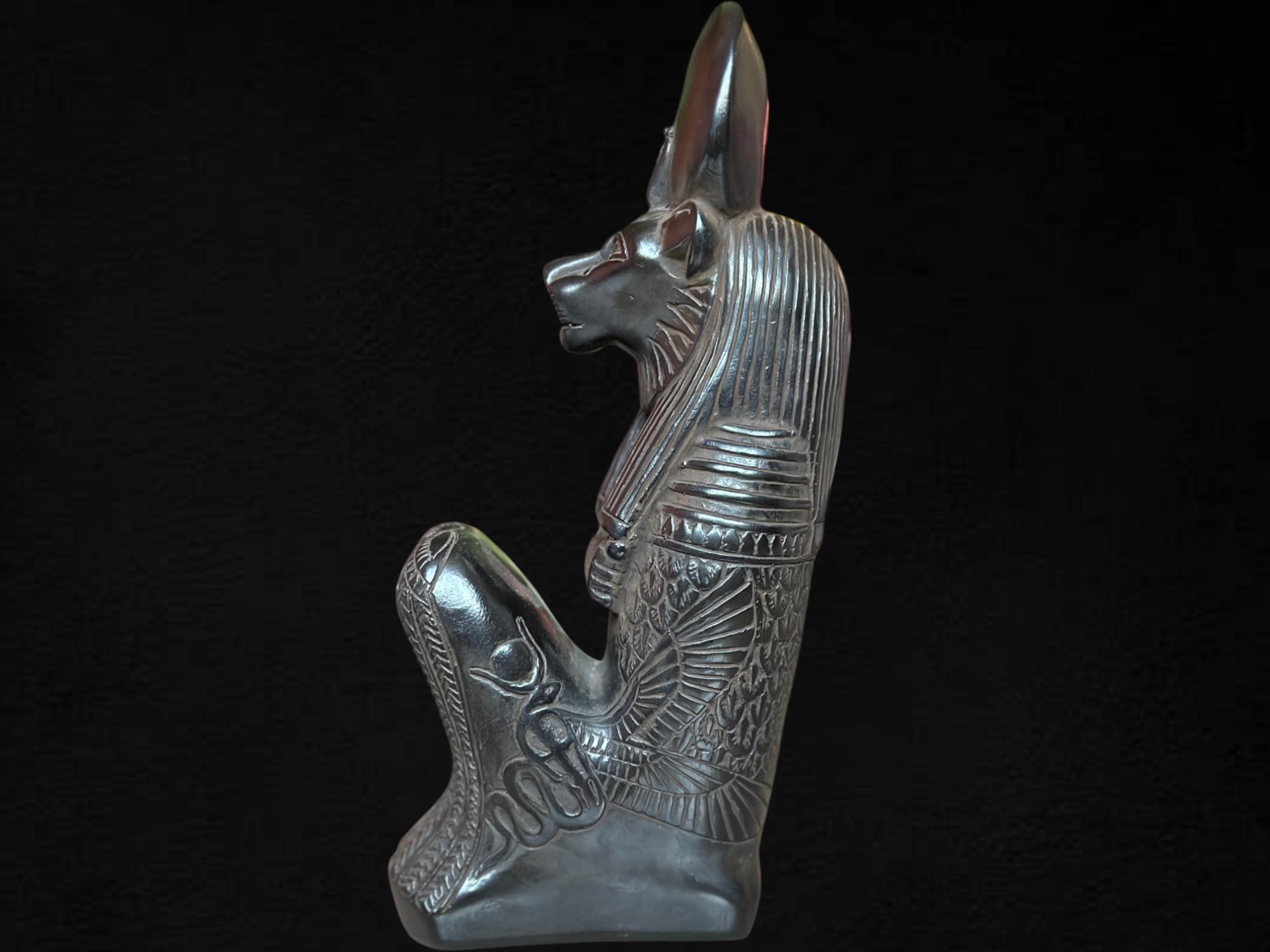 Sekhmet Lioness Goddess of War and Healing Seated Statue Ancient ...