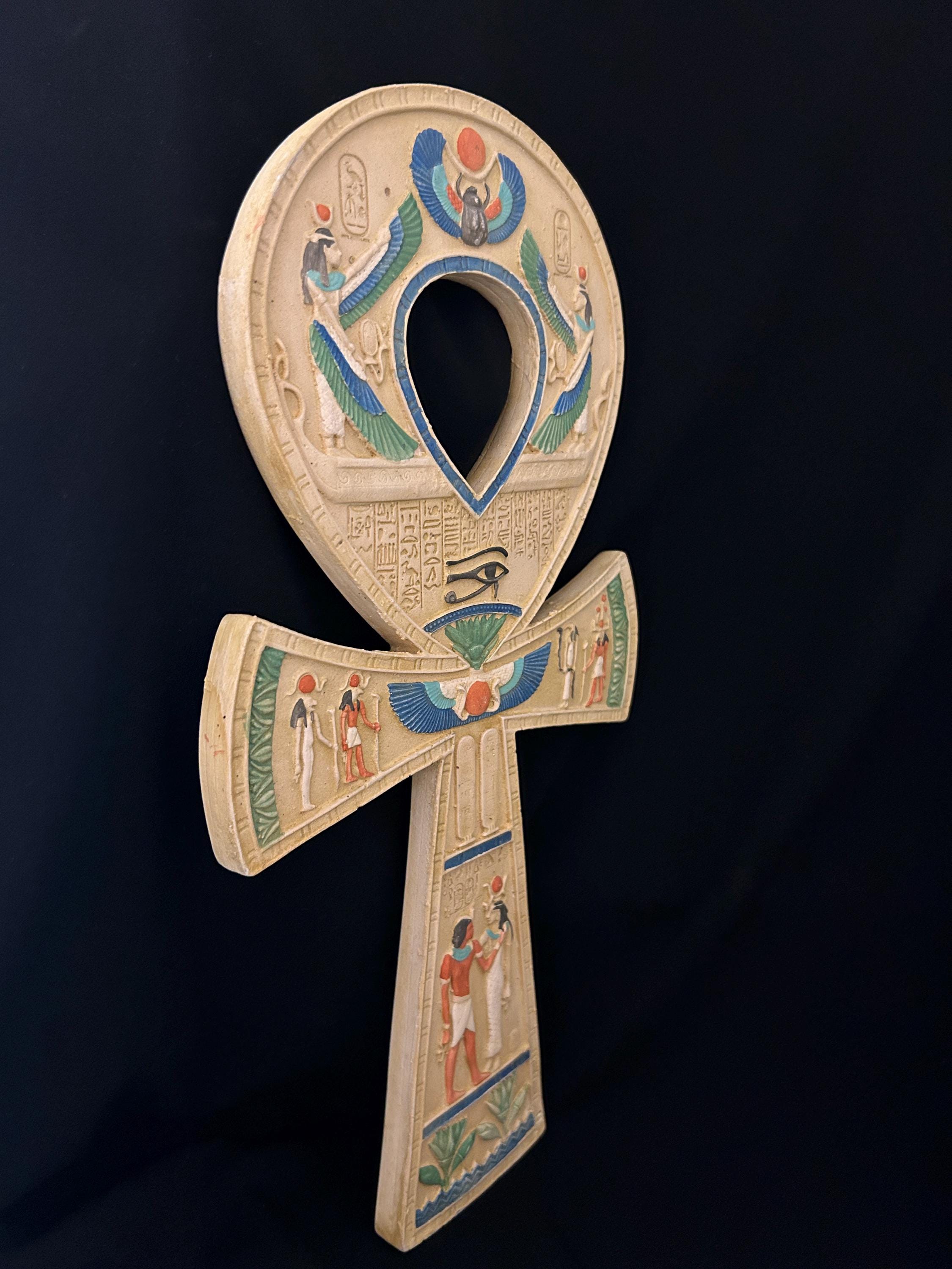 エジプトのアンク十字：スカラベのお守り、生命の鍵の室内装飾 - Etsy 日本