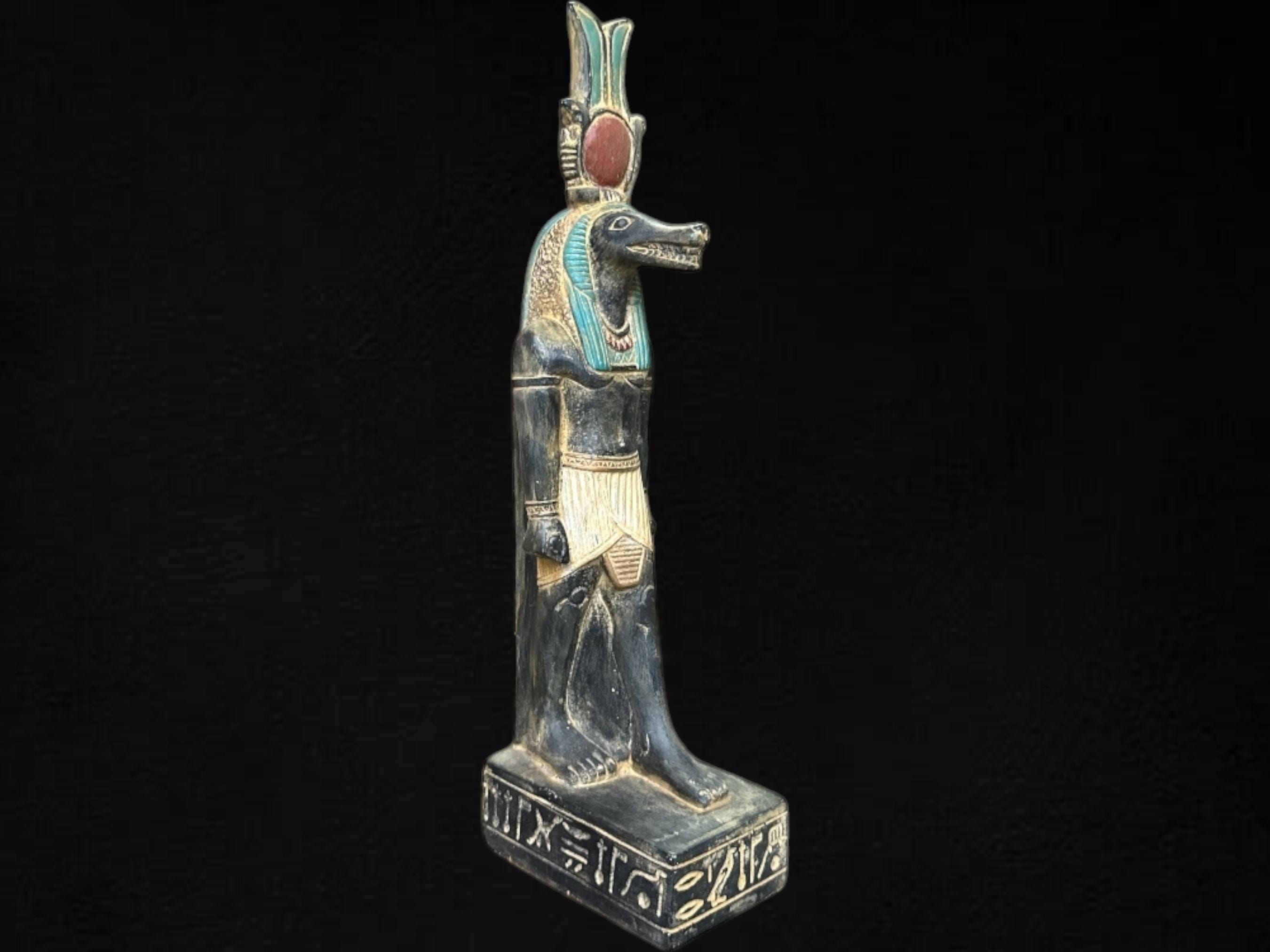 エジプトのソベク像：古代のワニ神の彫刻 - Etsy 日本