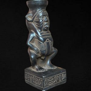 Bes statue god fun pleasure childhood Egyptian God Bes statue Handcrafted God of Joy and Happiness Bes sculpture Bes figurine Made in Egypt.