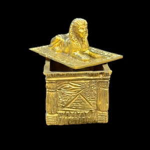 Einzigartige Replik Sphinx Hochwertige Spektakuläre Antike Sphinx Einzigartige Große Replik handbemalte Ägyptische Statue der Sphinx Made in Ägypten