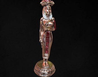 手彫りのクレオパトラの石像 | 古代エジプト風装飾 - Etsy 日本