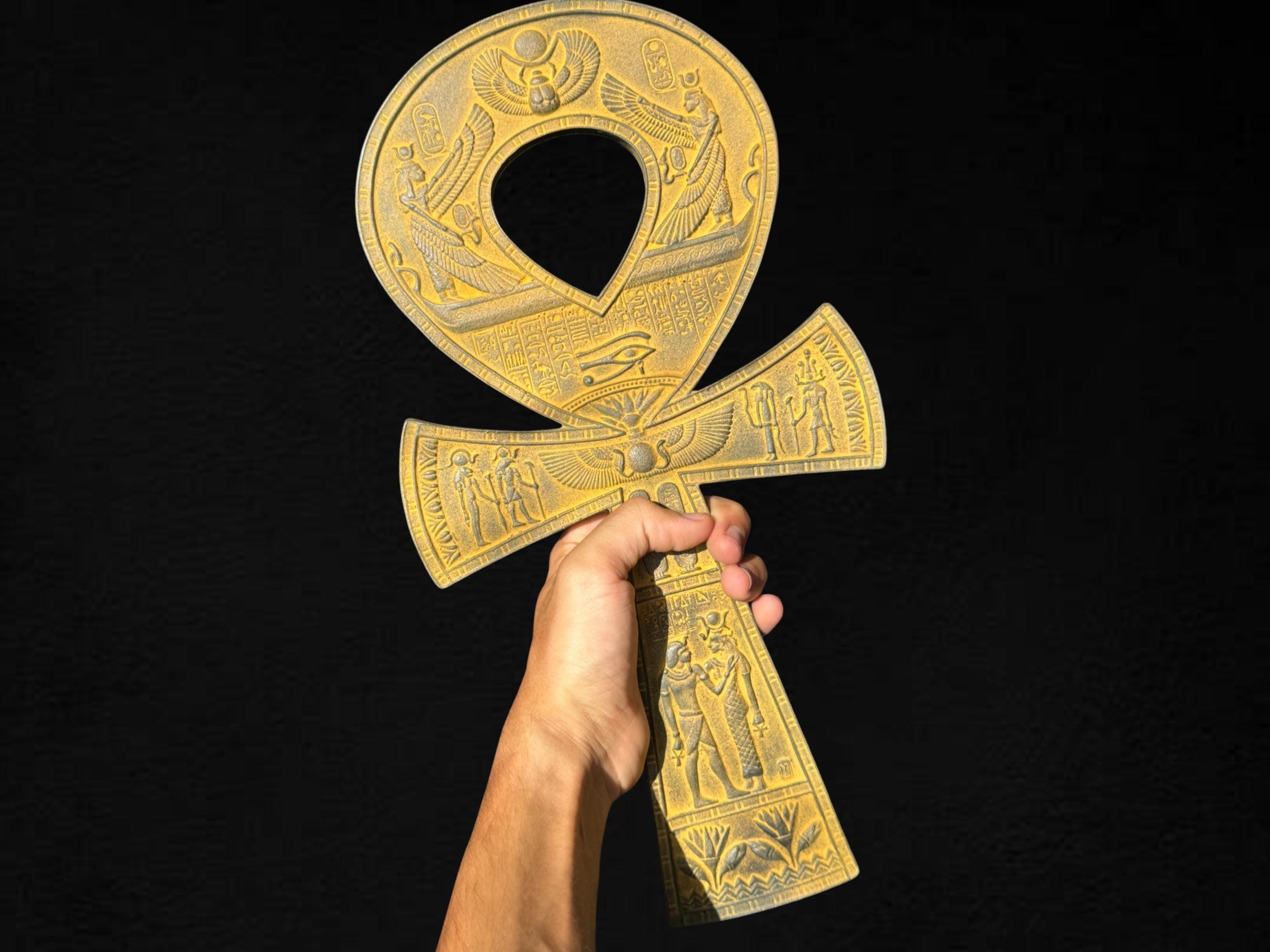 Egyptian Ankh Cross: Key of Life Decor, Handcrafted - Etsy