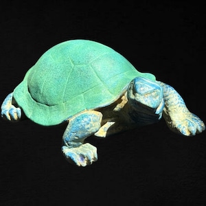 Egyptian Stone Turtle Figurine: Vintage Home Decor