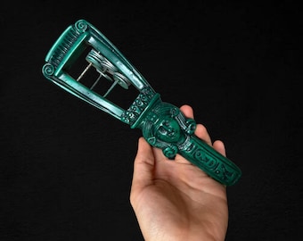 銅製の素晴らしい女神ハトホルのシストラム - 古代エジプトの神聖な
