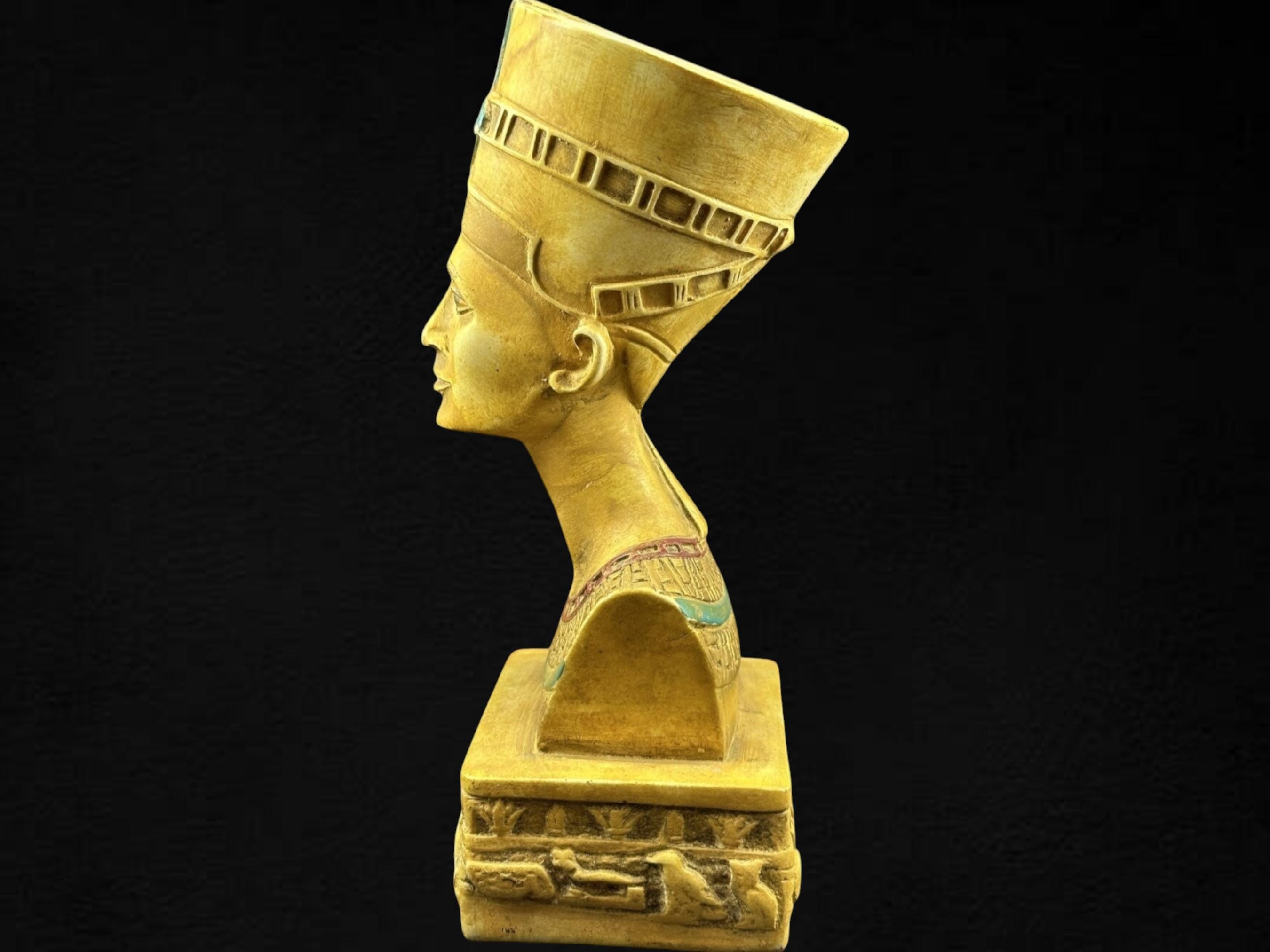 希少品！50s〜60s エジプトアンティーク　ネフェルティティ胸像ヴィンテージ 希少品！50s〜60s エジプトアンティーク ネフェルティティ胸像