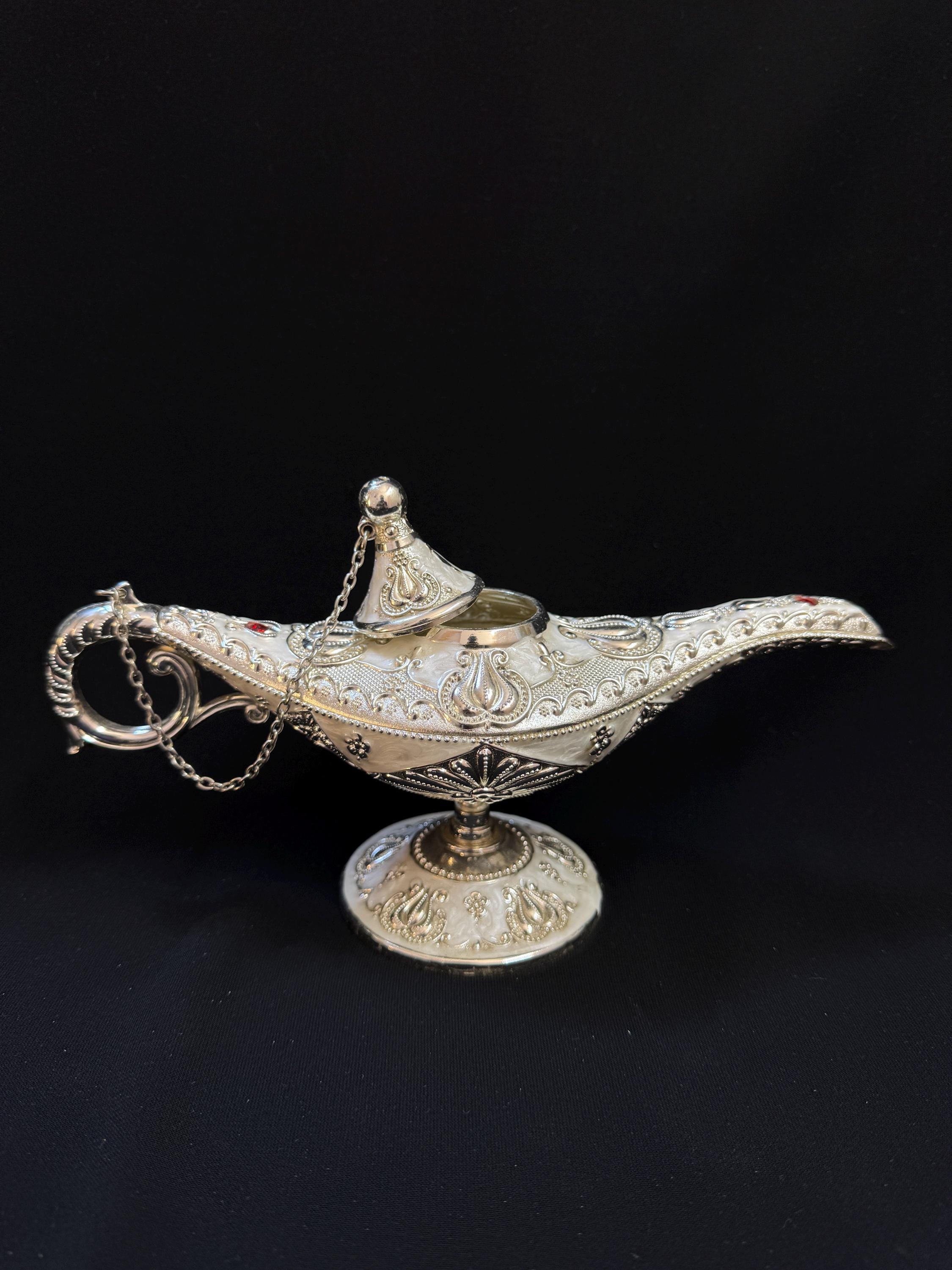 Vintage Aladdin Lamp: White Genie Lamp, Arabian Nights Decor - Etsy