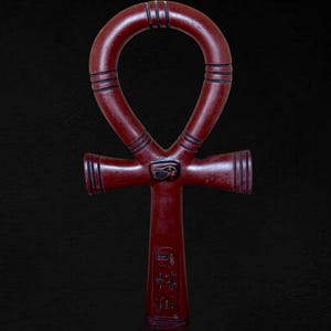 Handcrafted Egyptian Ankh: Key of Life with Eye of Horus