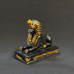 Einzigartige Replik Sphinx Hochwertige Spektakuläre Antike Sphinx Einzigartige Große Replik handbemalte Ägyptische Statue der Sphinx Made in Ägypten