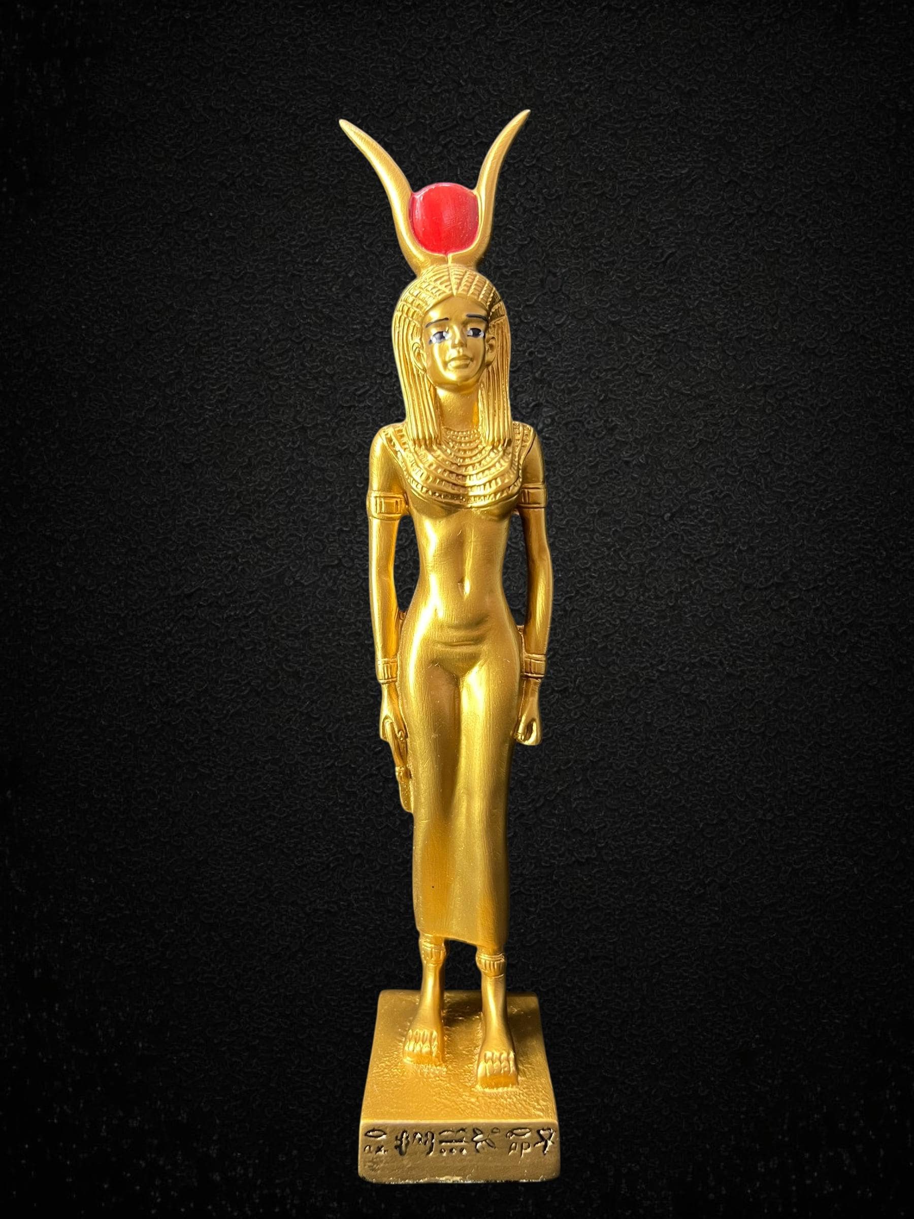 石像 古代エジプト神話ハトー(Hathor)顔 置物 寝室居間玄関机装飾品工芸品 石像 古代エジプト神話ハトー(Hathor)顔 置物 寝室居間玄関机装飾品